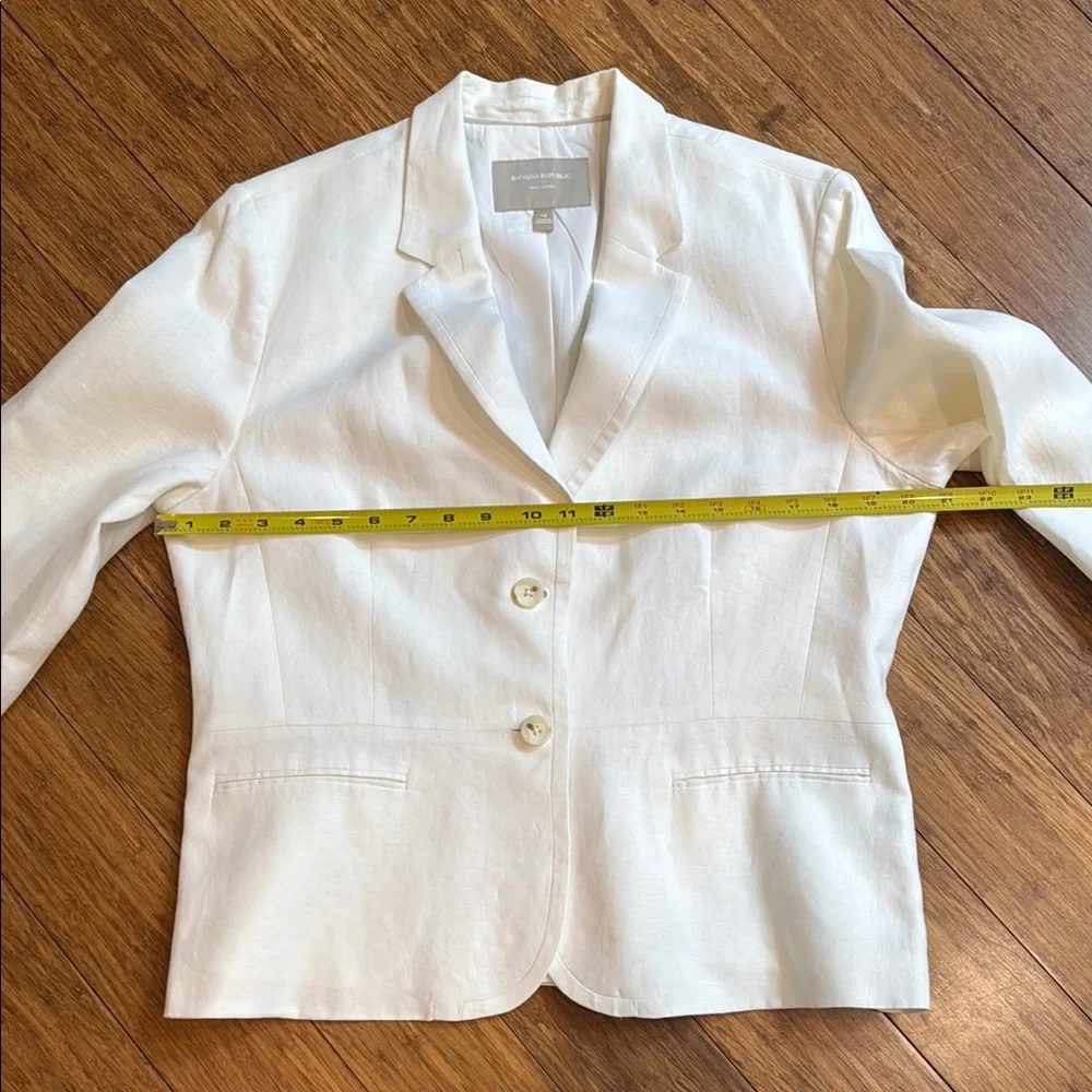 Banana Republic Factory Linen Blazer Suit Jacket - Picture 11 of 15